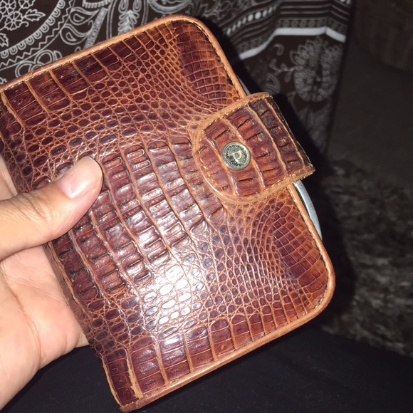 Gorgeous real crocodile “Crocodee” cognac wallet - Picture 1 of 8